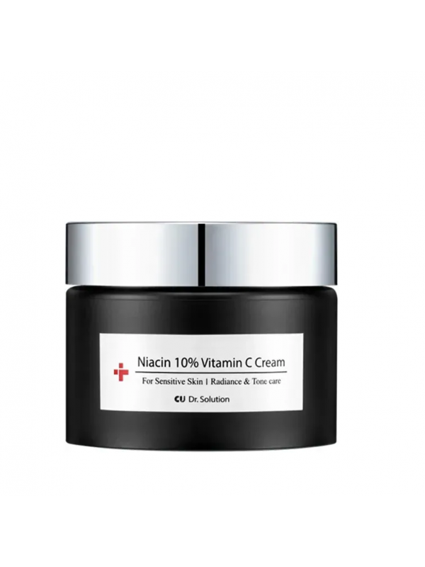 Cuskin - Dr.Solution Niacin 10% Vitamin C Cream - Освітлюючий крем з ніацинамідом 10% та вітаміном C - 50мл