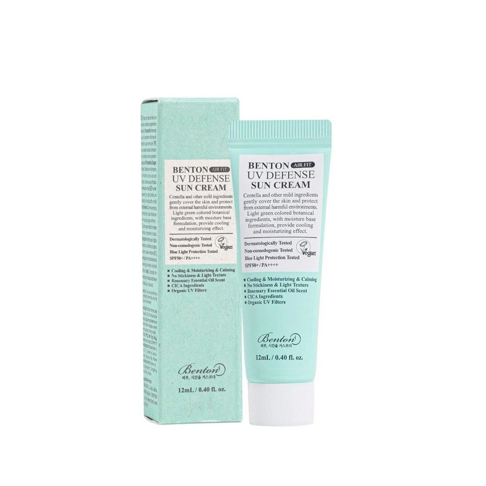 Benton - Airfit UV Defense Sun SPF 50 - легкий, заспокійливий сонцезахисний крем, 12 мл.