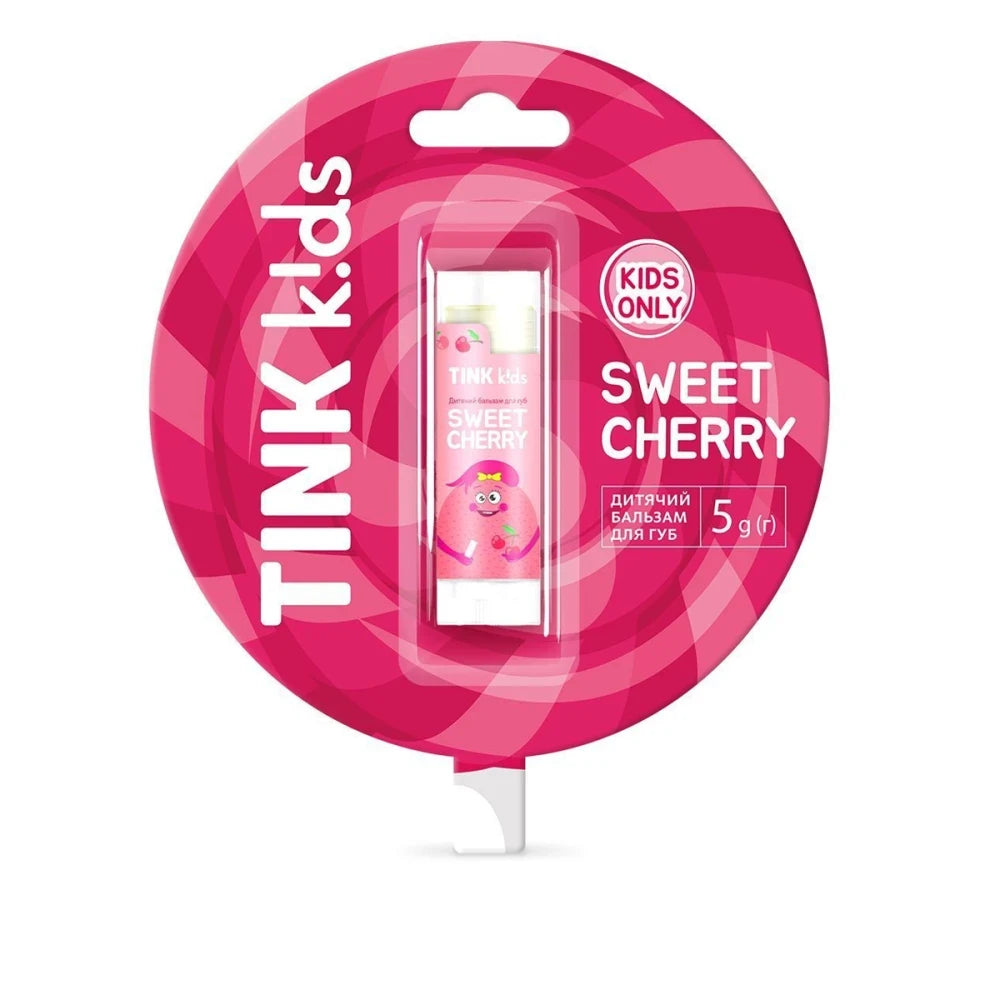 Tink kids - Sweet Cherry - Дитячий бальзам для губ - 5г
