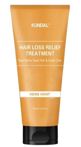 KUNDAL - Beer Yeast Hair Loss Relief Treatment Herb Mint - Кондиціонер для волосся пивний - 200мл