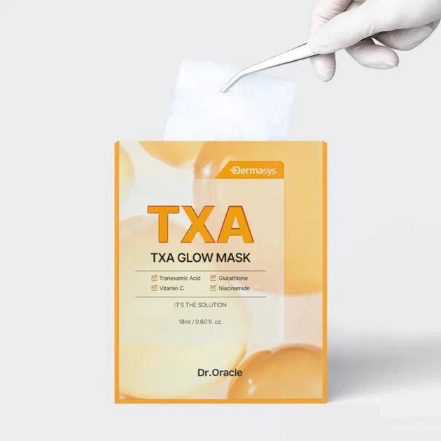 Dr.Oracle - Dermasys TXA Glow Mask - Маска для обличчя тканинна освітлювальна для сяяння шкіри - 18мл