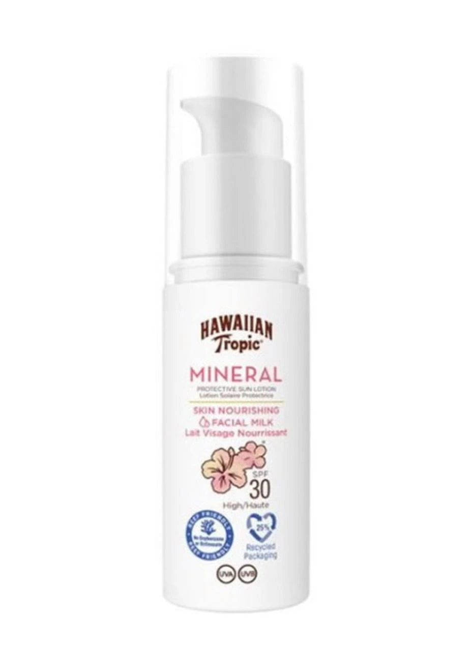 Hawaiian Tropic - Mineral Sunscreen Face SPF 30 Skin Lotion - Молочко сонцезахисне для обличчя - 50мл