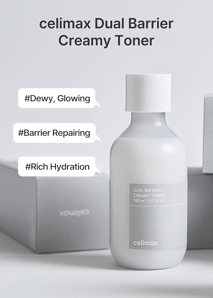 CELIMAX - Dual Barrier Creamy Toner - Бар'єрний кремовий тонер для обличчя - 150мл