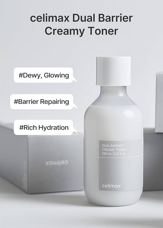 CELIMAX - Dual Barrier Creamy Toner - Бар'єрний кремовий тонер для обличчя - 150мл