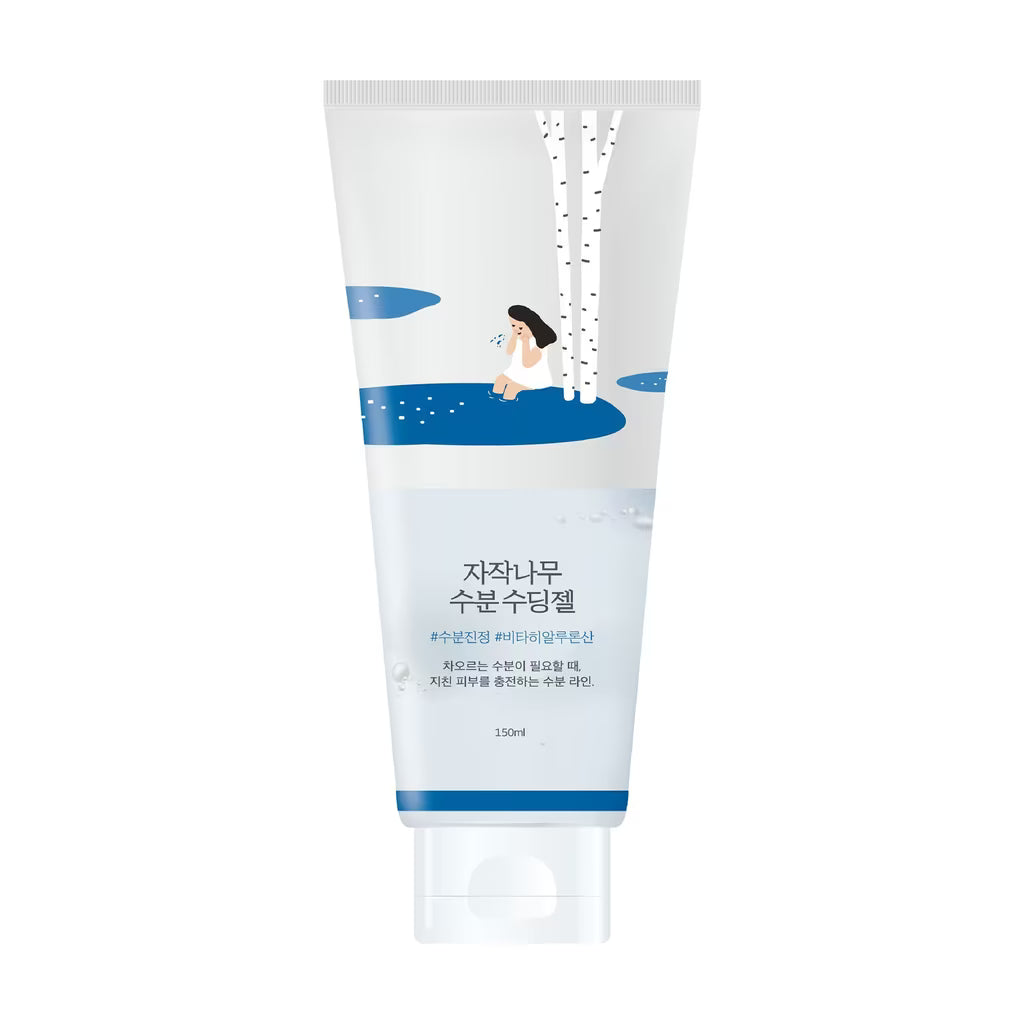 Round Lab - Birch Juice Moisturizing Soothing Gel - Заспокійливий гель для обличчя та тіла з березовим соком - 150 мл