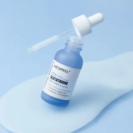Medi-Peel - Glutathione Hyal Aqua Ampoule - Гіалуронова аква сироватка з глутатіоном - 30 мл