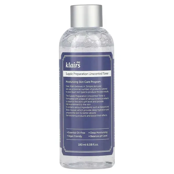 Dear, Klairs - Supple Preparation Unscented Toner - Тонер для обличчя - 180 мл