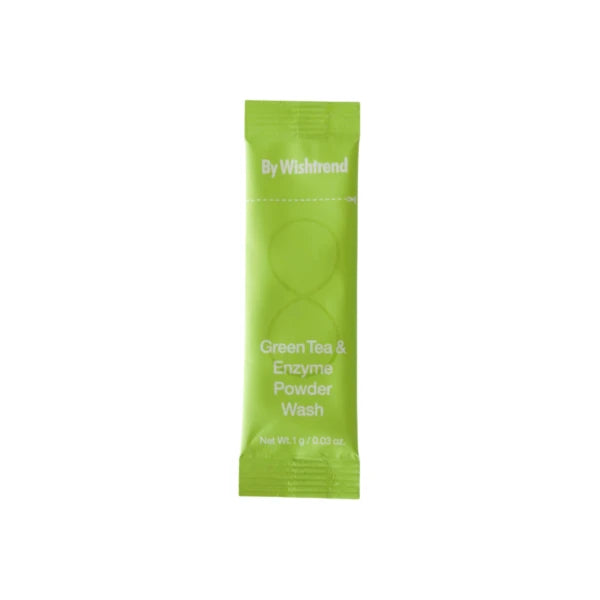 BY WISHTREND - Green Tea & Enzyme Powder Wash - Ензимна пудра з екстрактом матчі, 1 г