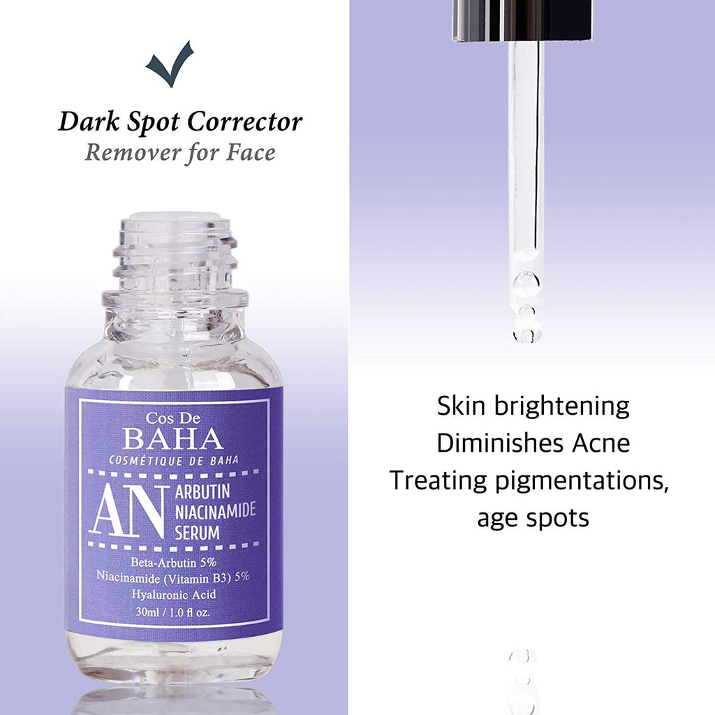 Cos De Baha - Niacinamide Arbutin Brightening Serum - Освітлююча сироватка з ніацинамідом та арбутином, 30 мл.