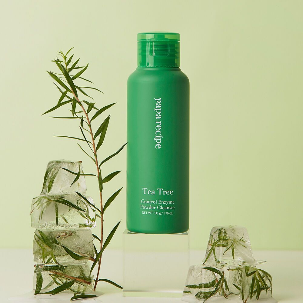 Papa Recipe - Tea Tree Control Powder Cleanser - Ензимна пудра з екстрактом чайного дерева, 50 г.