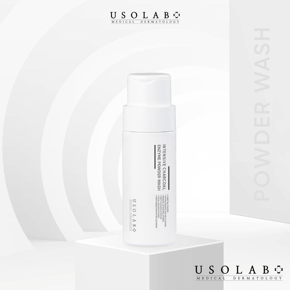 Usolab - Intensive Charcoal Enzyme Powder Wash - Ензимна пудра для жирної та проблемної шкіри, 50 г.