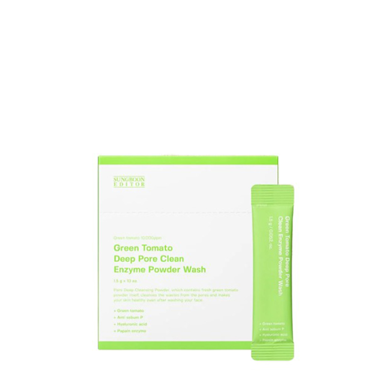 Sungboon - Green Tomato Deep Pore Clean Enzyme Powder Wash - Ензимна пудра із томатом, 1.5 г.