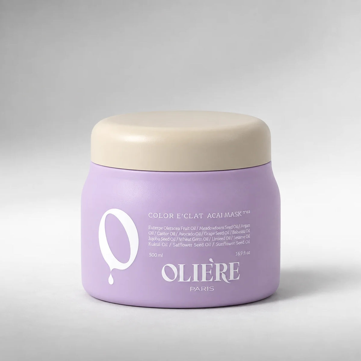OLIE'RE - PARIS Color E'Clat Acai - Маска для нейтралізації жовтих та помаранчевих відтінків волосся - 500мл