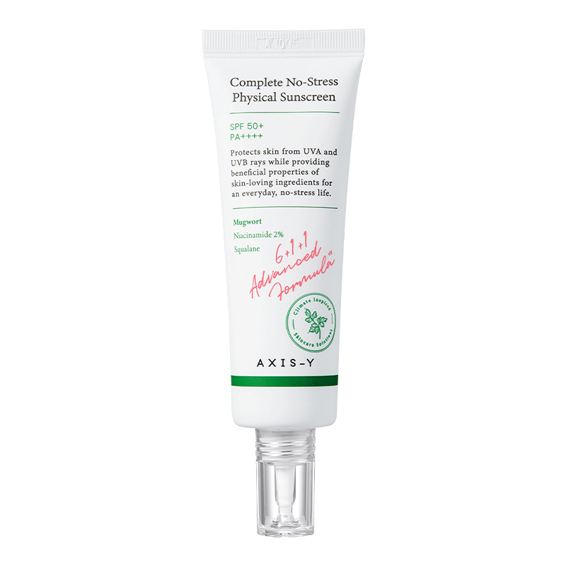 AXIS-Y - Complete No-Stress Physical Sunscreen SPF50+/PA++++ - СПФ на фізичних фільтрах - 50мл
