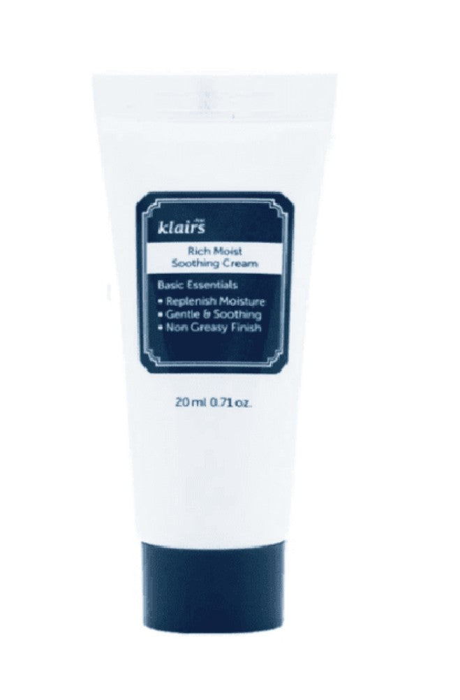 Dear, Klairs - Rich Moist Soothing Cream miniature - крем для обличчя - 20мл
