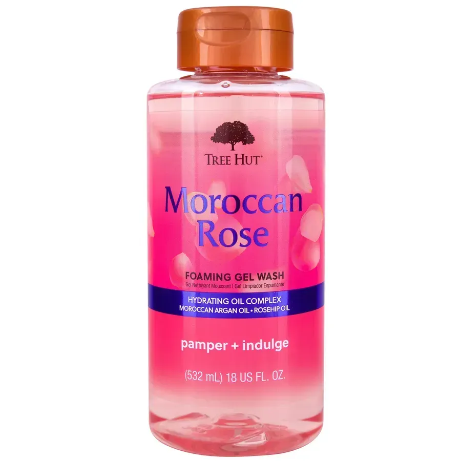 Tree Hut - Moroccan Rose Foaming Gel Wash - Гель для душу - 532мл