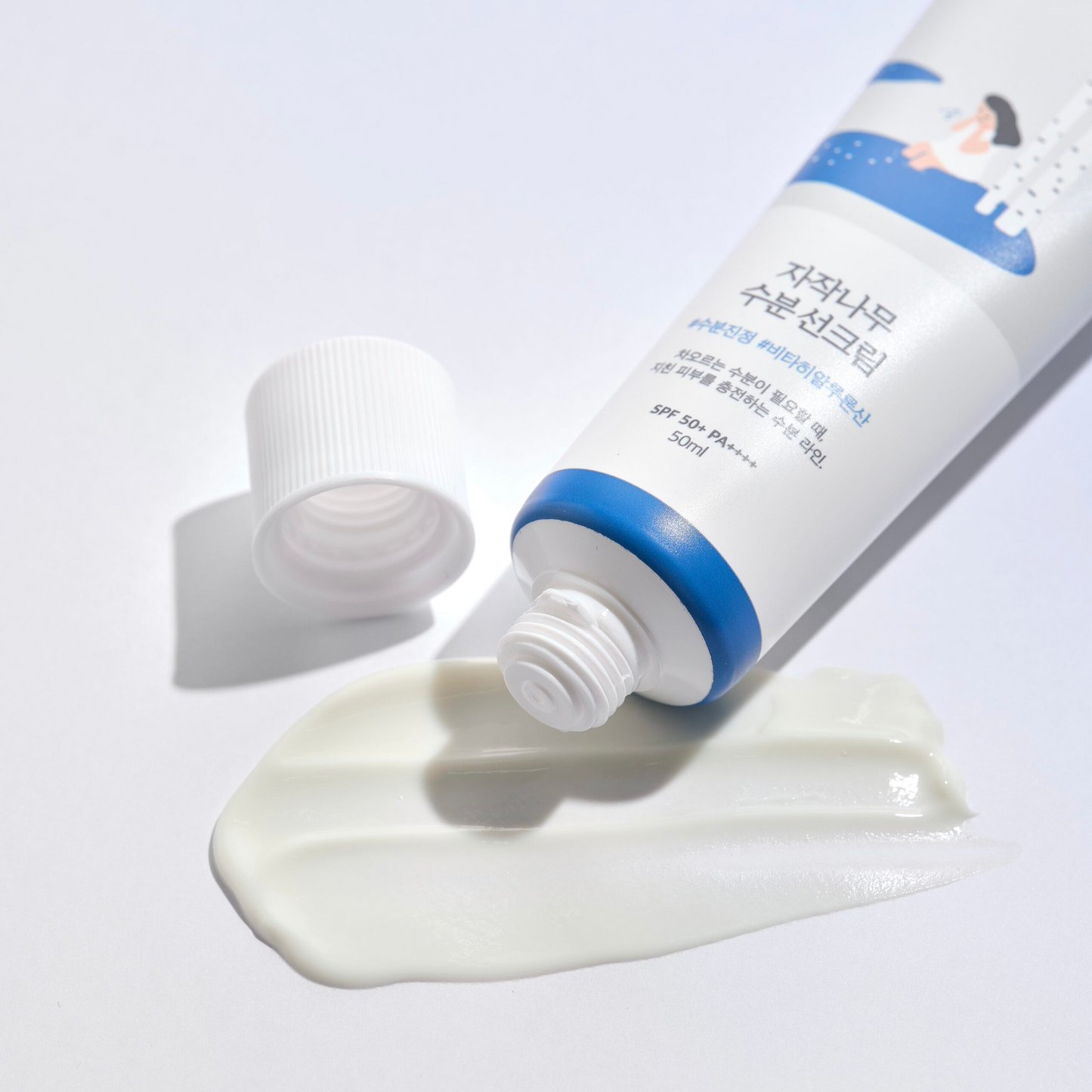Round Lab - Birch Juice Moisturizing Sunscreen SPF 50 - зволожуючий SPF, 50 мл.