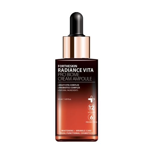 Fortheskin - Radiance Vita Pro Biome Cream Ampoule - Мультивітамінна сироватка з пробіотиками - 50мл
