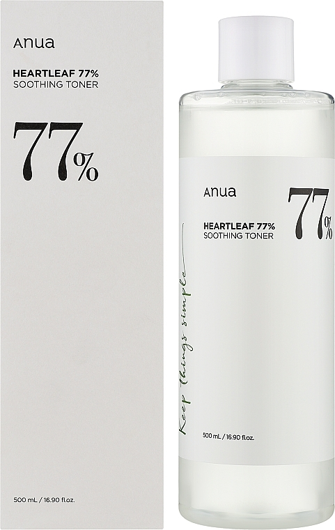 ANUA - Heartleaf 77% Soothing - Заспокійливий тонер для обличчя, 150 мл