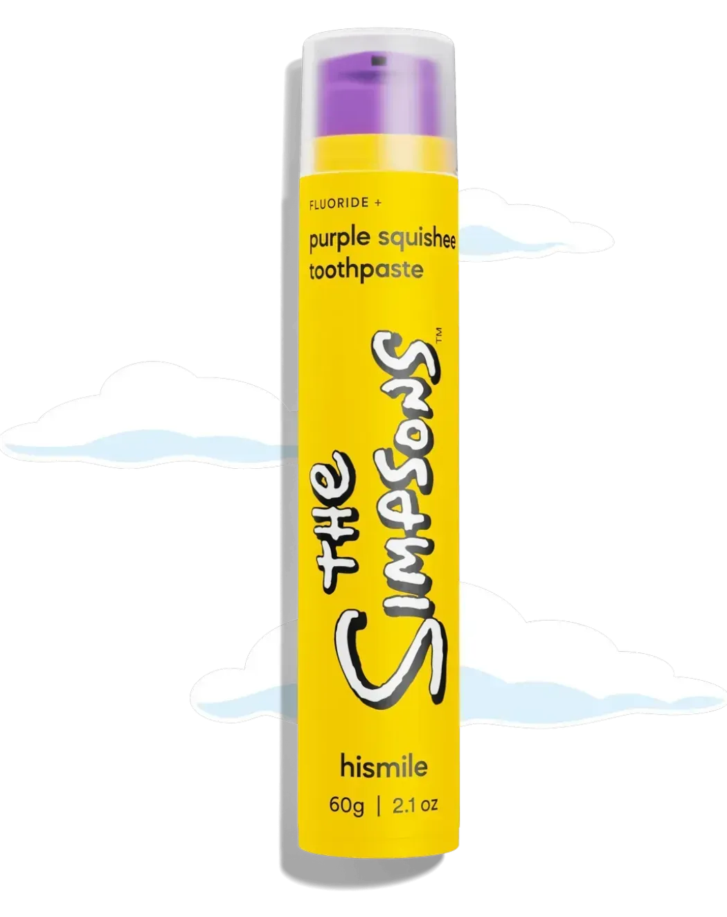 Hismile - The Simpsons Purple Squishee Toothpaste - Зубна паста з фруктовим ароматом - 60г