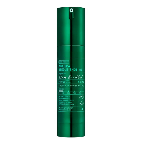 VT COSMETICS - PRO CICA REEDLE SHOT 100 - Серум-бустер з мікроголками для чутливої шкіри - 50 мл