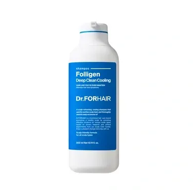 Dr.Forhair - Folligen Deep Clean Cooling Shampoo - Глибокоочищаючий шампунь з ефектом охолодження, 300 мл