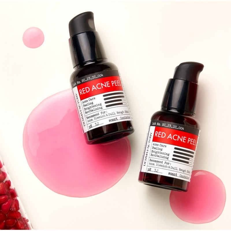 Derma Factory – Intensive Acid Exfoliating & Correcting Serum, Кислотна пілінг-сироватка з інтенсивними відлущувальними та коригувальними властивостями, 30 мл.