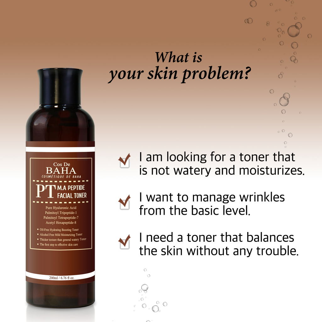 Cos De BAHA - Пептидний тонер - Peptide Facial Toner, 200 мл.