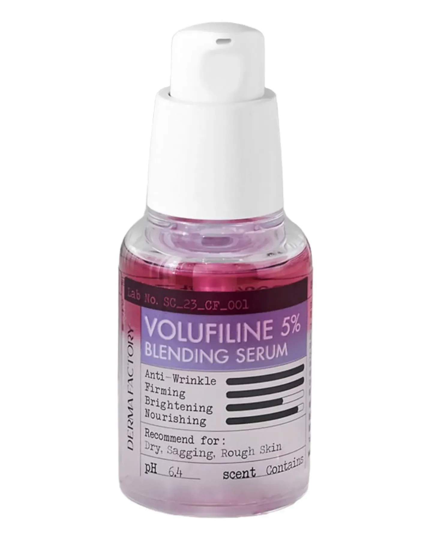 DERMA FACTORY - Volufiline 5% Blending Serum - Антивікова двофазна сироватка з волюфіліном - 30 мл