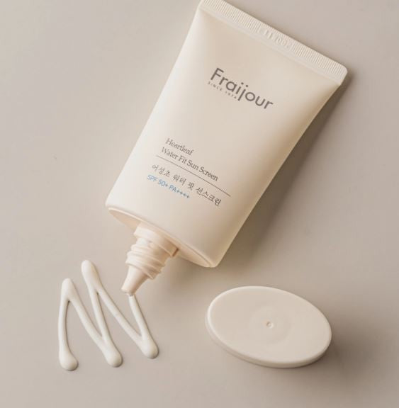 Fraijour - Heartleaf Airy Fit Sun Cream SPF 50+ PA++++ - сонцезахисний крем з хаутюнією, 50 г.
