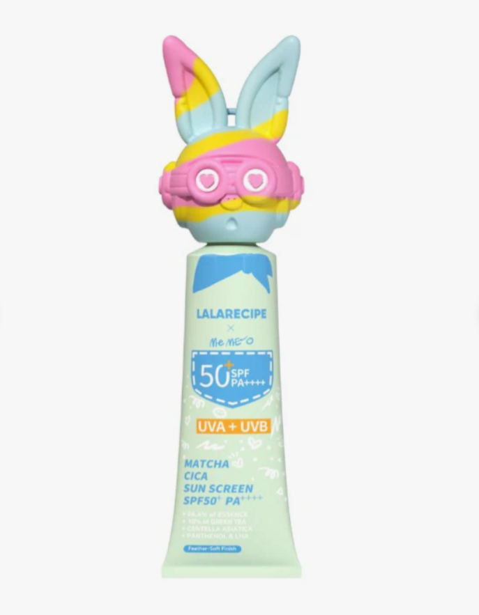Lalarecipe - Matcha Cica Sun Cream Limited Edition - Сонцезахисний крем з центеллою та матчею - 50 мл