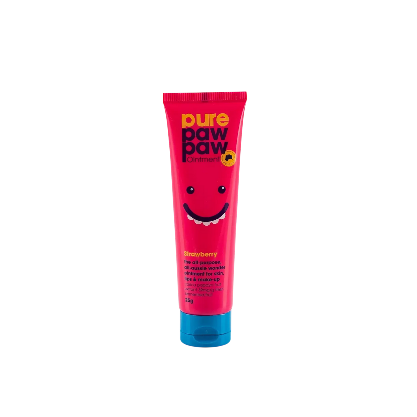 Pure Paw Paw - Strawberry - Відновлюючий бальзам для губ з ароматом Полуничний смузі, 25г