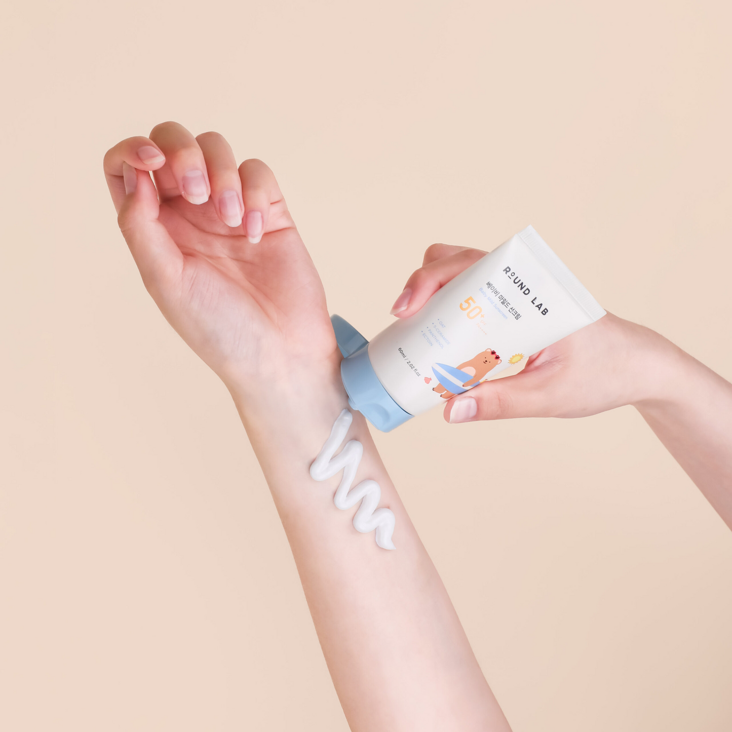 ROUND LAB - Baby Mild Sunscreen - Дитячий сонцезахисний крем, 60 мл.