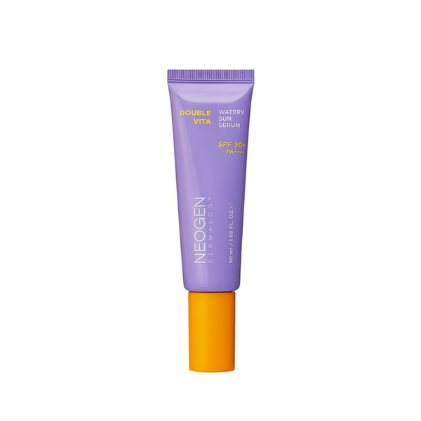 Neogen - Dermalogy Double Vita Watery Sun Serum SPF 50+ - Легка сонцезахисна сироватка на водній основі, що вирівнює тон - 50 мл
