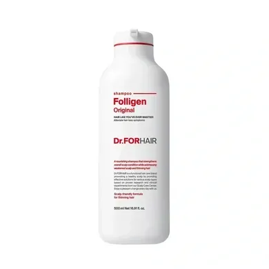 Dr.FORHAIR - Folligen Shampoo - Шампунь проти випадіння волосся - 500мл