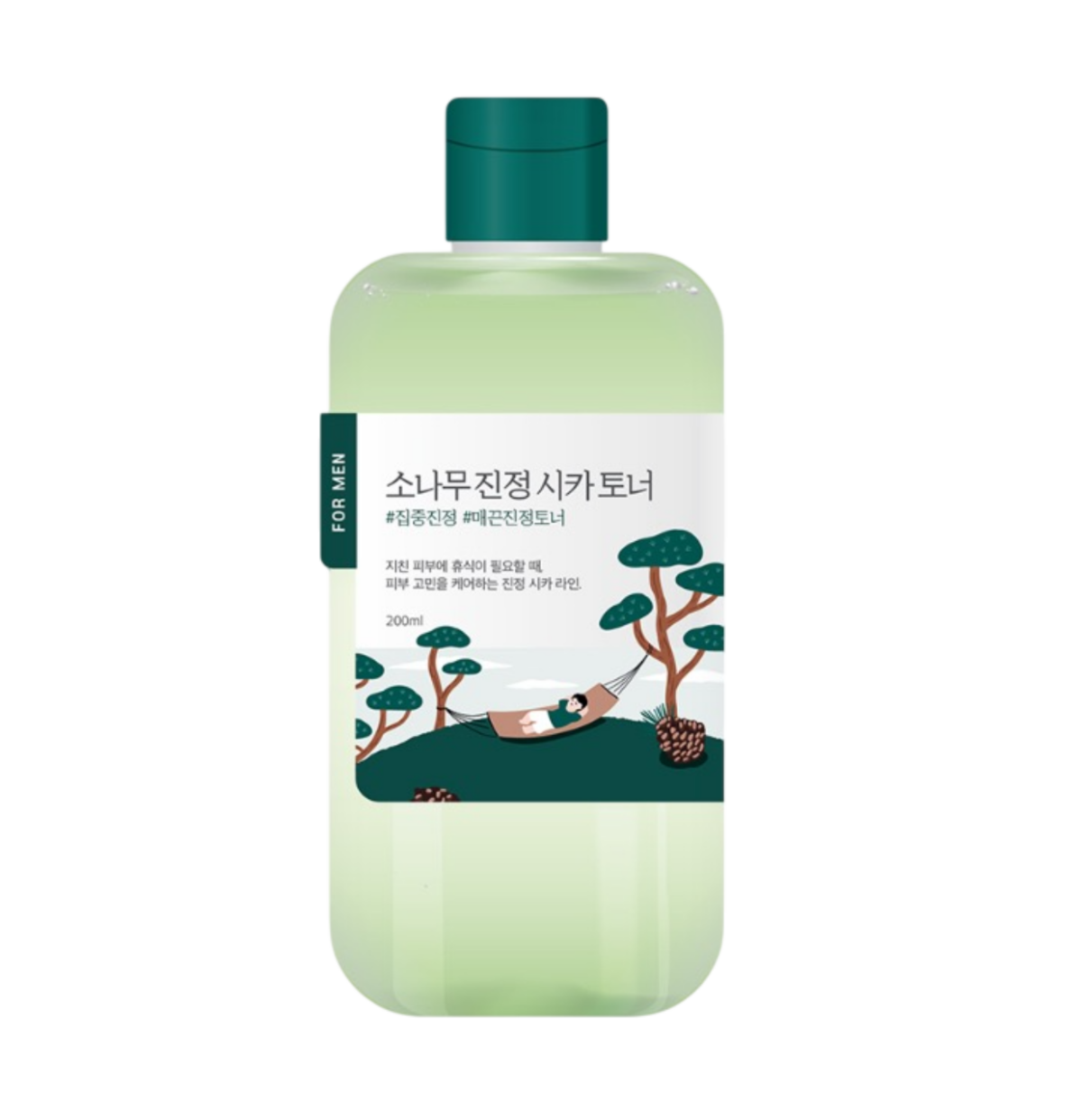 ROUND LAB - For Men Pine Calming Cica Toner - Заспокійливий тонер для чоловіків - 200 мл