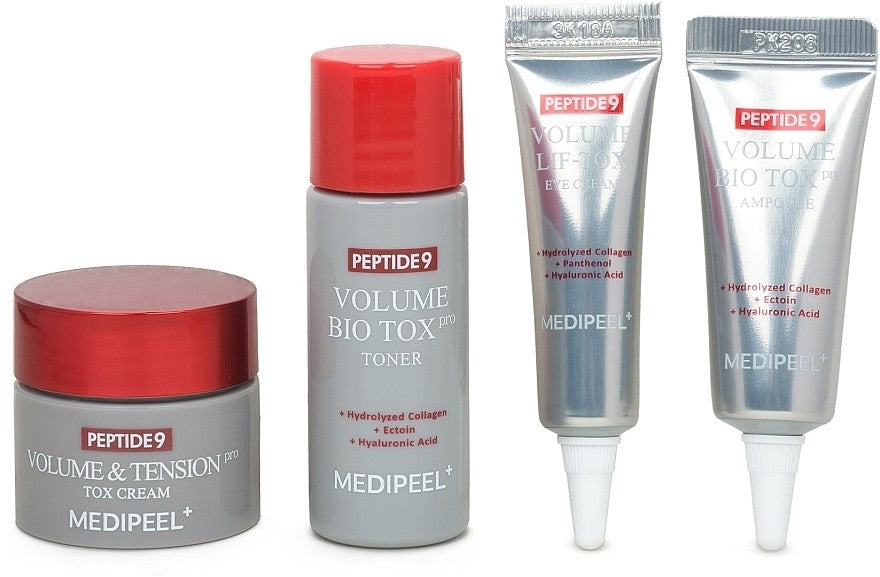 Medi-Peel - Peptide 9 Volume Bio Tox Trial Kit - Інтенсивний антивіковий набір для обличчя