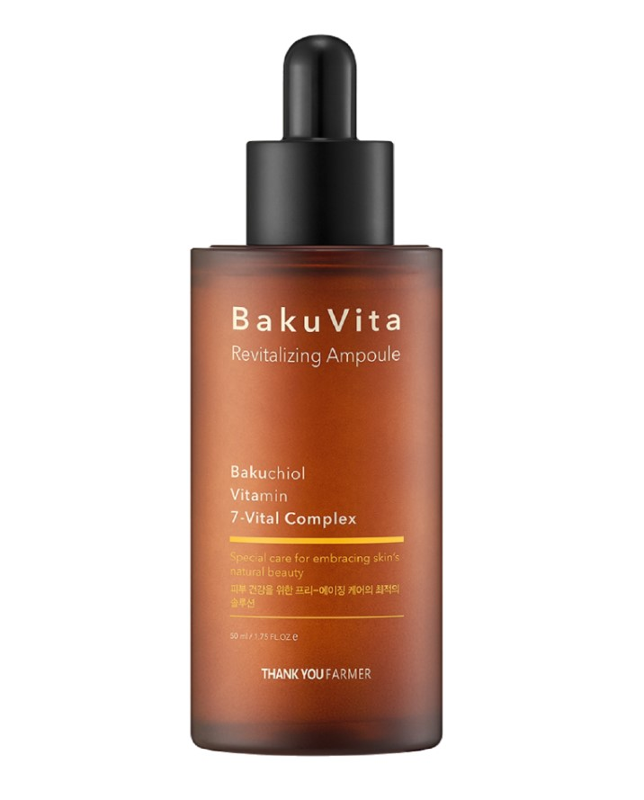 THANK YOU FARMER – Bakuchiol + Vitamins C & E Repair Serum - Відновлювальна сироватка з бакучіолом і вітамінами C та E, 30 мл.