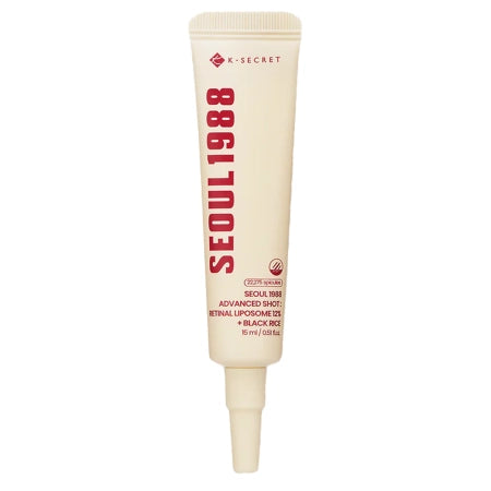 K-SECRET - SEOUL 1988 Advanced Shot : Retinal Liposome 12% + Black Rice - Cироватка з ретиналем проти зморшок - 15мл