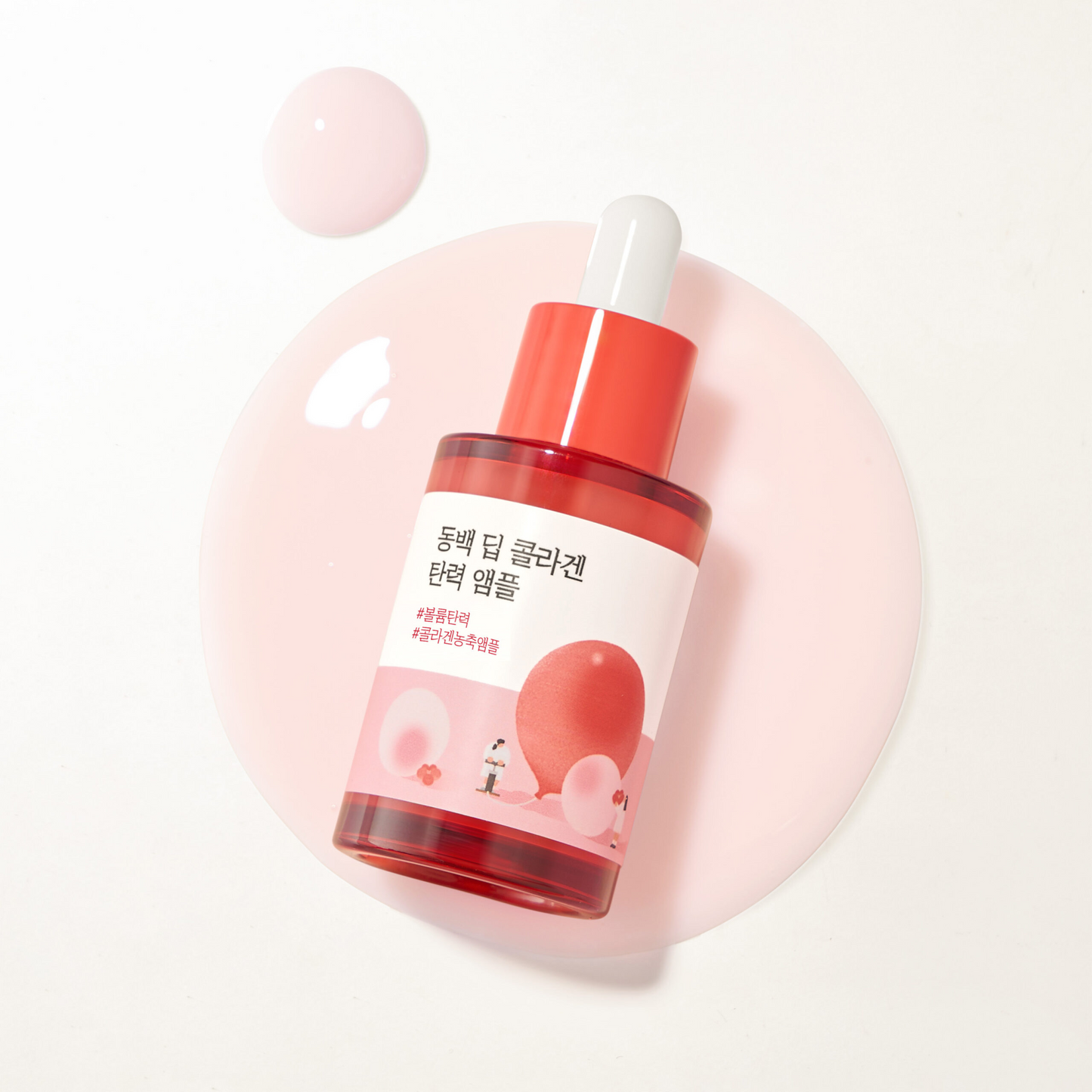ROUND LAB - Camellia Deep Collagen Firming Ampoule - Концентрована сироватка з колагеном, 30 ml