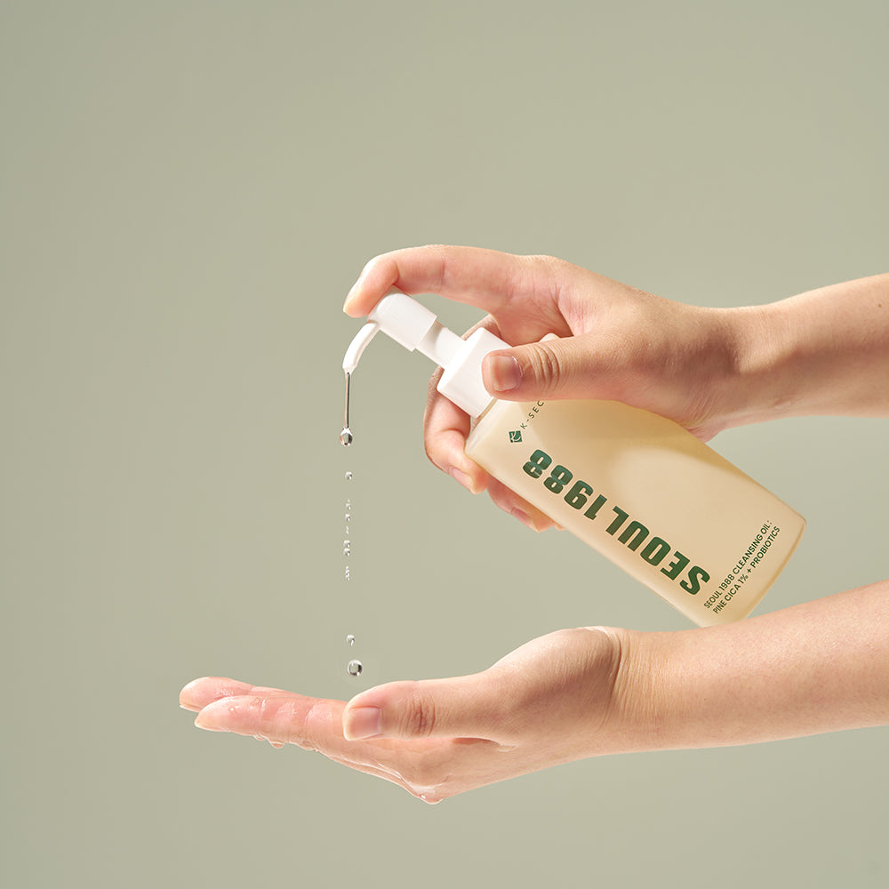 K-SECRET - SEOUL 1988 Cleansing Oil Pine Cica 1% + Probiotics - Гідрофільна олія з сосною, центеллою та пробіотиками - 200 мл.