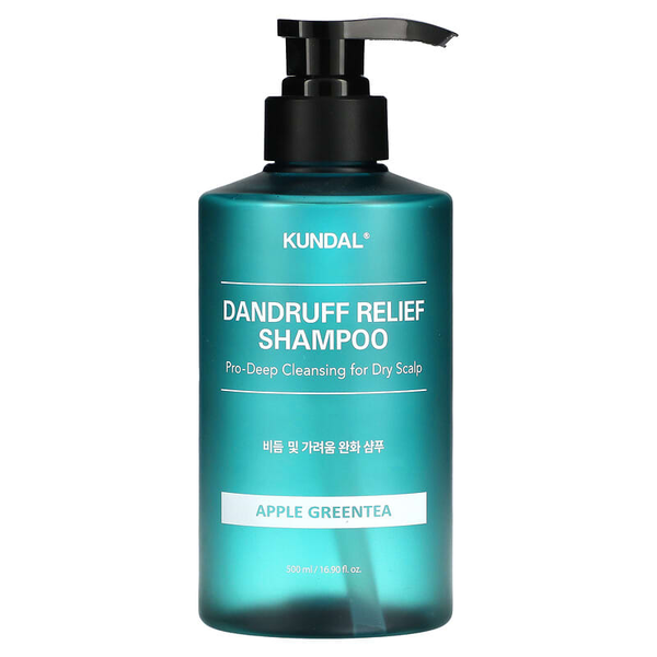 Kundal - Dandruff Relief Shampoo Apple Green Tea - Шампунь проти лупи "Яблуко & Зелений чай, 500 мл