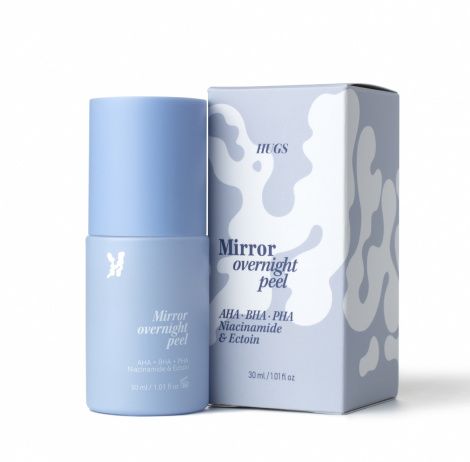 HUGS - Mirror Overnight Peel - нічна мультикислотна пілінг-сироватка - 30 мл