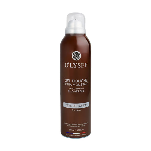 O'LYSEE - Feve de Tonka Extra Foaming Shower Gel - Чоловіча гель-піна для душу - 200 мл