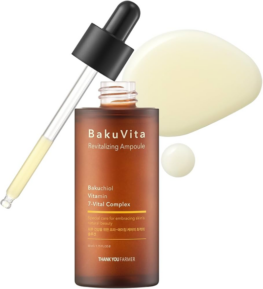 THANK YOU FARMER – Bakuchiol + Vitamins C & E Repair Serum - Відновлювальна сироватка з бакучіолом і вітамінами C та E, 30 мл.