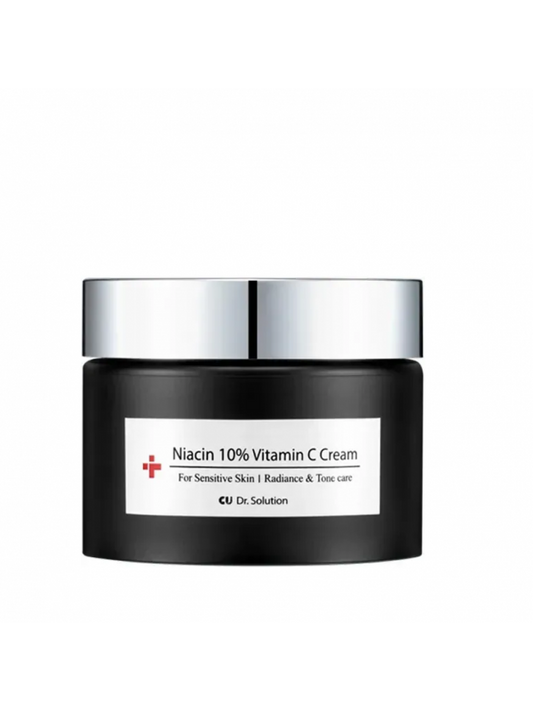 Cuskin - Dr.Solution Niacin 10% Vitamin C Cream - Освітлюючий крем з ніацинамідом 10% та вітаміном C - 50мл