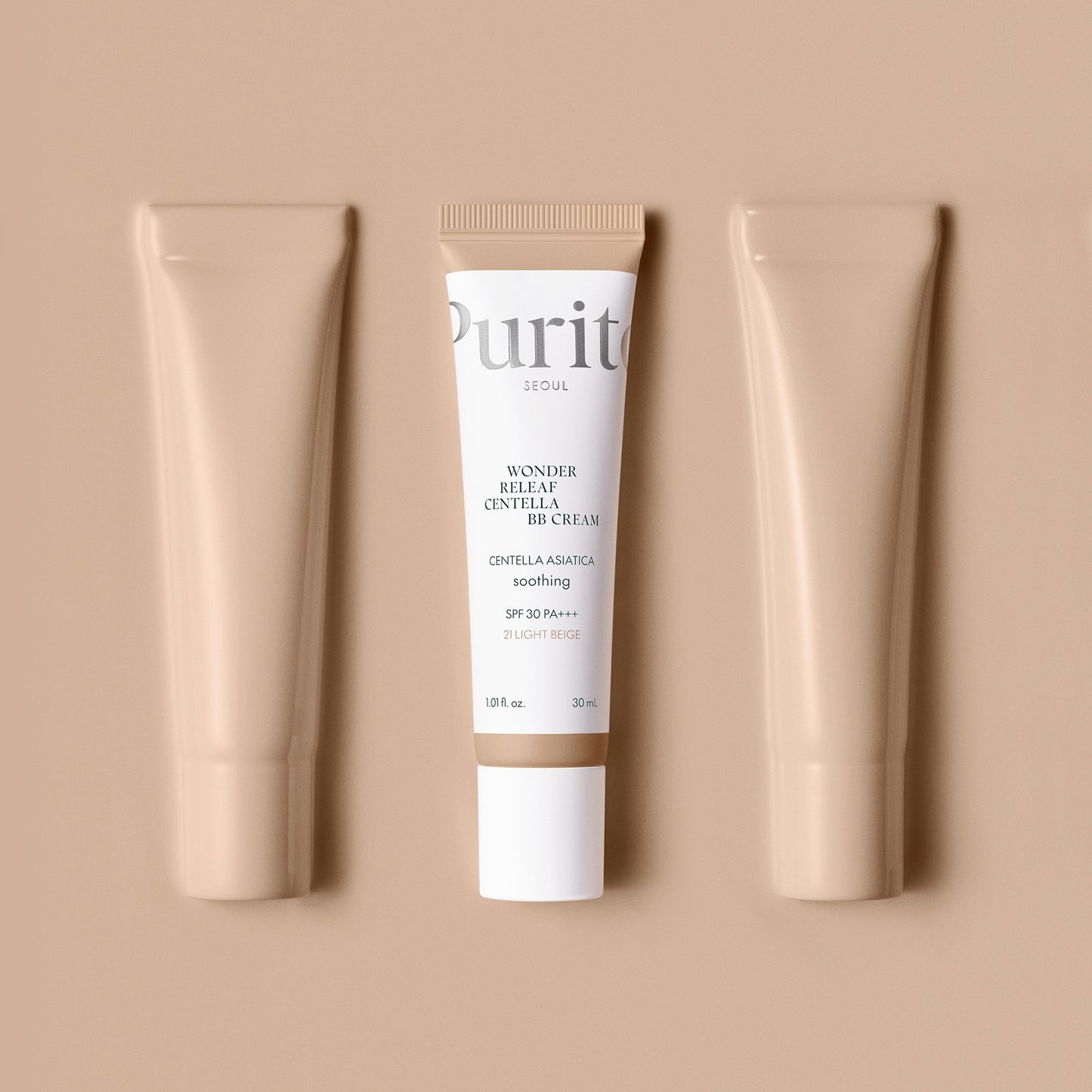 PURITO - Seoul Wonder Releaf №23 Natural Beige - BB-крем для природного покриття та зволоження, 30 мл.