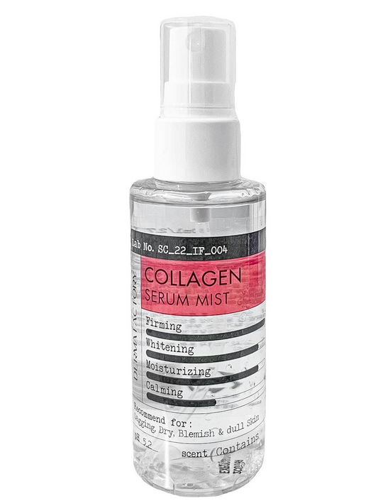 Derma Factory - Collagen Serum Mist - Двофазна сироватка-спрей з низькомолекулярним колагеном та оліями - 80мл