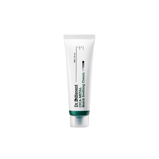 Dr.Different - Cica Metal Quick Soothing Cream - Заспокійливий гель-крем з цинком і трипептидом міді - 50мл