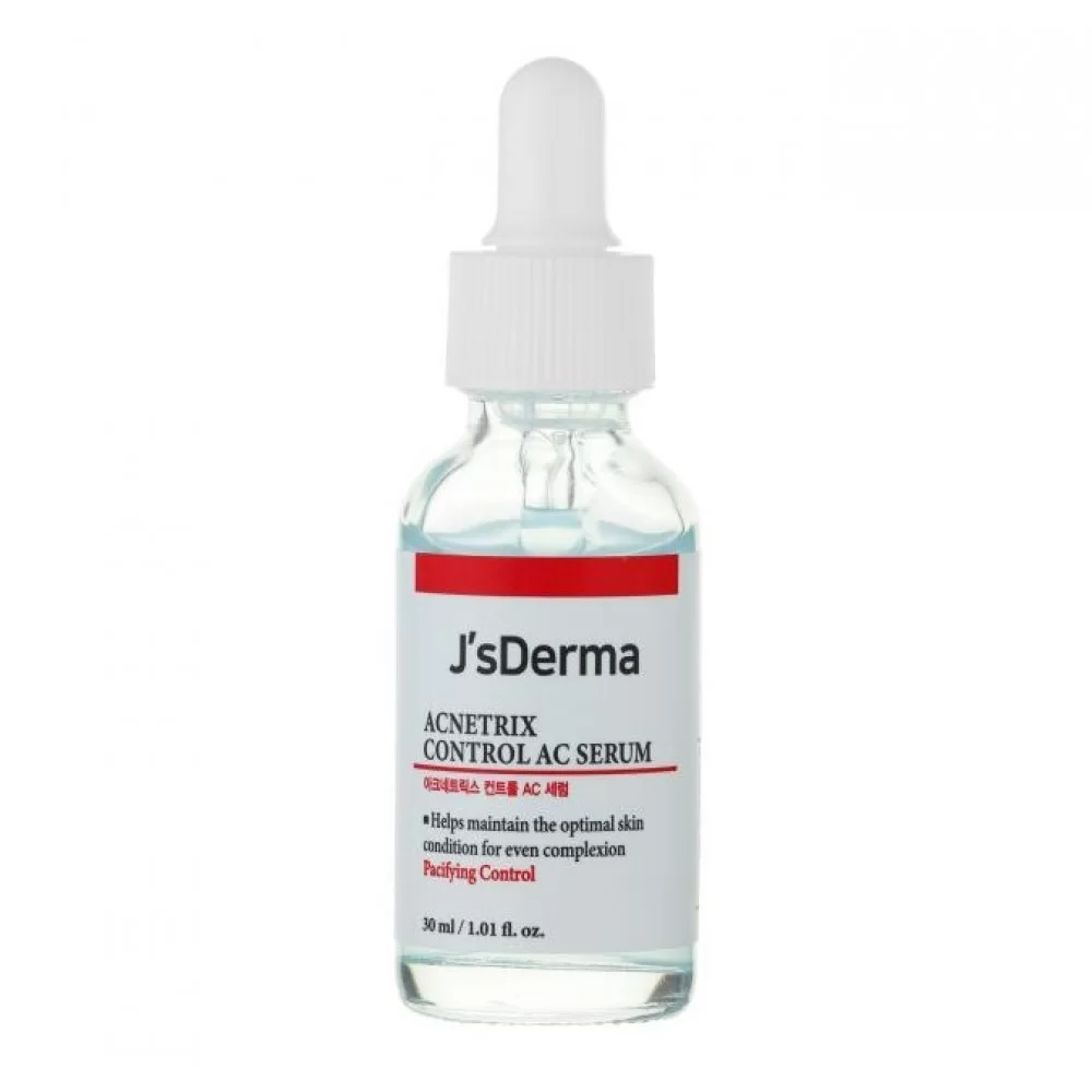 J’sDerma - Acnetrix Control AC Serum - Серум заспокійливий з ніацинамідом і цинком - 30 мл